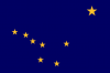 +flag+emblem+pennant+Alaska+ clipart