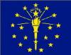 +flag+emblem+pennant+Indiana+ clipart