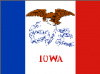 +flag+emblem+pennant+Iowa+ clipart