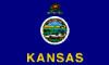 +flag+emblem+pennant+Kansas+ clipart