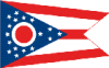 +flag+emblem+pennant+Ohio+ clipart