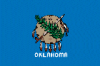 +flag+emblem+pennant+Oklahoma+ clipart