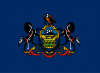 +flag+emblem+pennant+Pennsylvania+ clipart