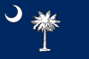 +flag+emblem+pennant+South+Carolina+ clipart