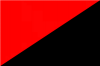 +flag+emblem+pennant+anarcommunist+ clipart