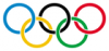 +flag+emblem+pennant+olympic+flag+rings+ clipart