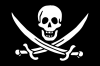 +flag+emblem+pennant+pirate+flag+ clipart