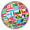 +flag+emblem+pennant+world+flags+globe+2+tilted+ clipart