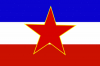 +flag+emblem+pennant+yugoslavia+historic+ clipart