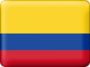 +flag+emblem+country+colombia+button+ clipart