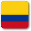 +flag+emblem+country+colombia+square+shadow+ clipart