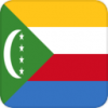 +flag+emblem+country+comoros+square+ clipart