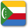 +flag+emblem+country+comoros+square+shadow+ clipart