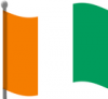 +flag+emblem+country+cote+divoire+flag+waving+ clipart