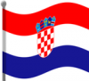 +flag+emblem+country+croatia+flag+waving+ clipart