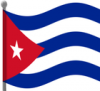 +flag+emblem+country+cuba+flag+waving+ clipart