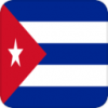 +flag+emblem+country+cuba+square+ clipart