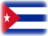 +flag+emblem+country+cuba+vignette+ clipart