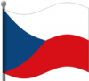 +flag+emblem+country+czech+republic+flag+waving+ clipart