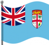 +flag+emblem+country+fiji+flag+waving+ clipart