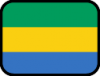 +flag+emblem+country+gabon+outlined+ clipart