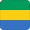 +flag+emblem+country+gabon+square+ clipart