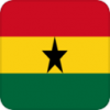 +flag+emblem+country+ghana+square+ clipart