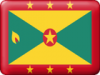 +flag+emblem+country+grenada+button+ clipart