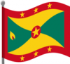 +flag+emblem+country+grenada+flag+waving+ clipart