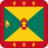 +flag+emblem+country+grenada+square+48+ clipart