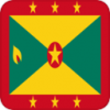 +flag+emblem+country+grenada+square+ clipart