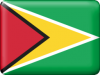 +flag+emblem+country+guyana+button+ clipart