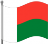 +flag+emblem+country+madagascar+flag+waving+ clipart