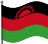 +flag+emblem+country+malawi+flag+waving+ clipart