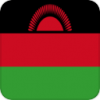 +flag+emblem+country+malawi+square+ clipart