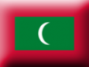 +flag+emblem+country+maldives+3D+ clipart