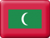 +flag+emblem+country+maldives+button+ clipart