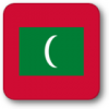 +flag+emblem+country+maldives+square+shadow+ clipart