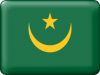 +flag+emblem+country+mauritania+button+ clipart