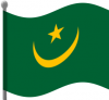 +flag+emblem+country+mauritania+flag+waving+ clipart
