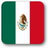 +flag+emblem+country+mexico+square+shadow+ clipart