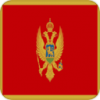 +flag+emblem+country+montenegro+square+ clipart