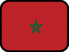 +flag+emblem+country+morocco+outlined+ clipart