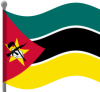 +flag+emblem+country+mozambique+flag+waving+ clipart