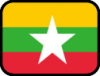 +flag+emblem+country+myanmar+outlined+ clipart