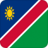 +flag+emblem+country+namibia+square+ clipart
