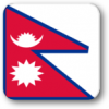 +flag+emblem+country+nepal+square+shadow+ clipart