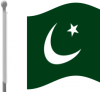 +flag+emblem+country+pakistan+flag+waving+ clipart