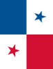 +flag+emblem+country+panama+flag+full+page+ clipart