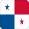 +flag+emblem+country+panama+square+ clipart